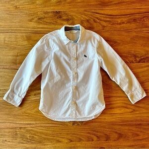H&M White Long Sleeve Button Down Toddler Dress Shirt